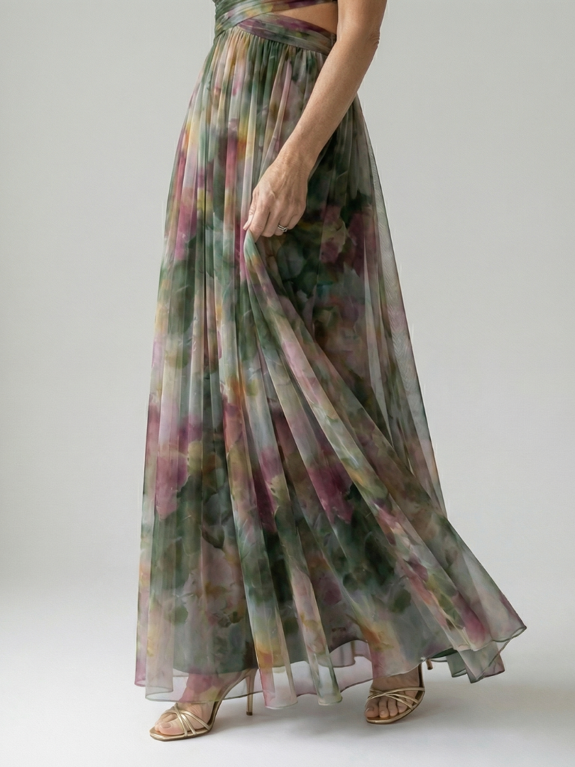 Isa Soft Wrap Maxi Dress