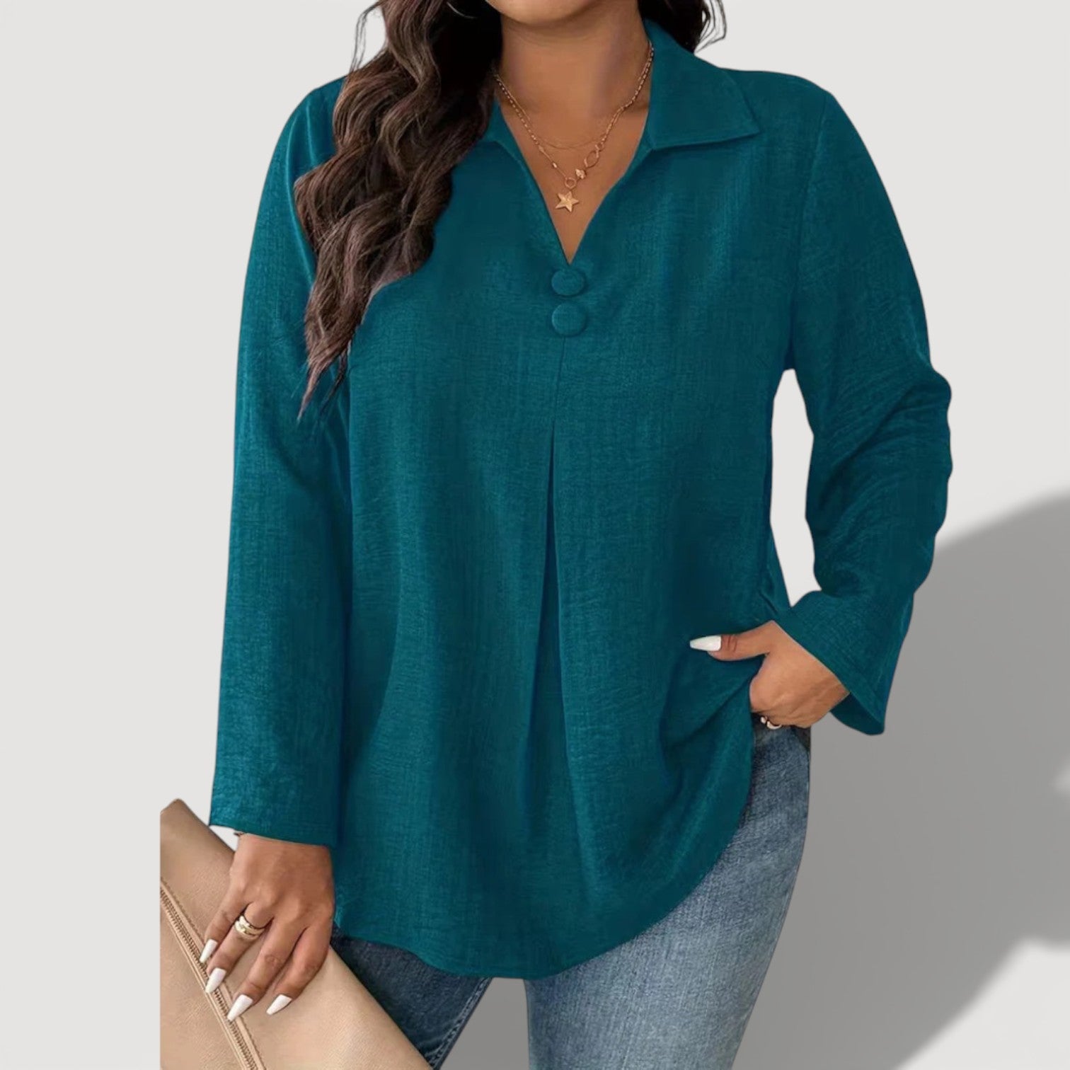 NANCY – CLASSIC BUTTON SHIRT