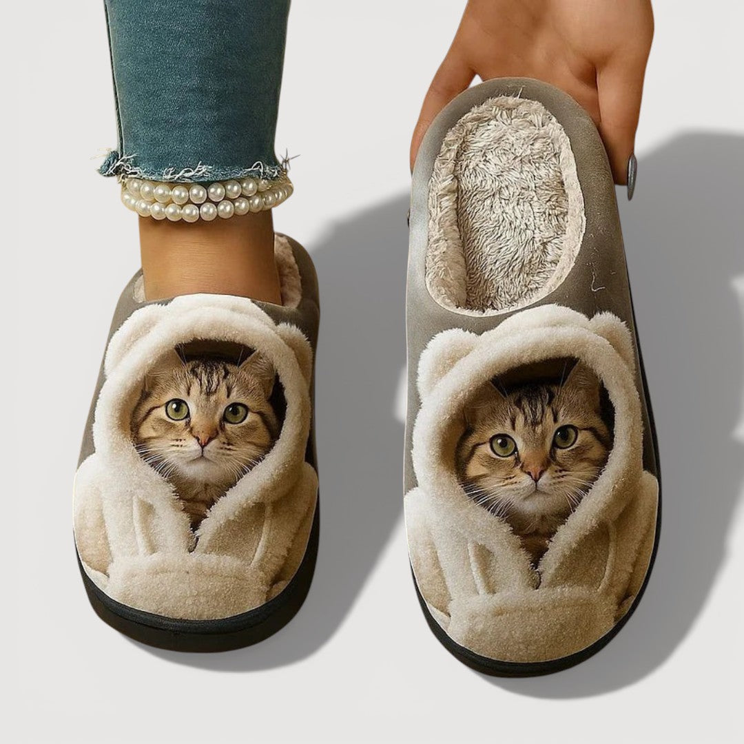 COLLETTE – COSY CAT SLIPPERS