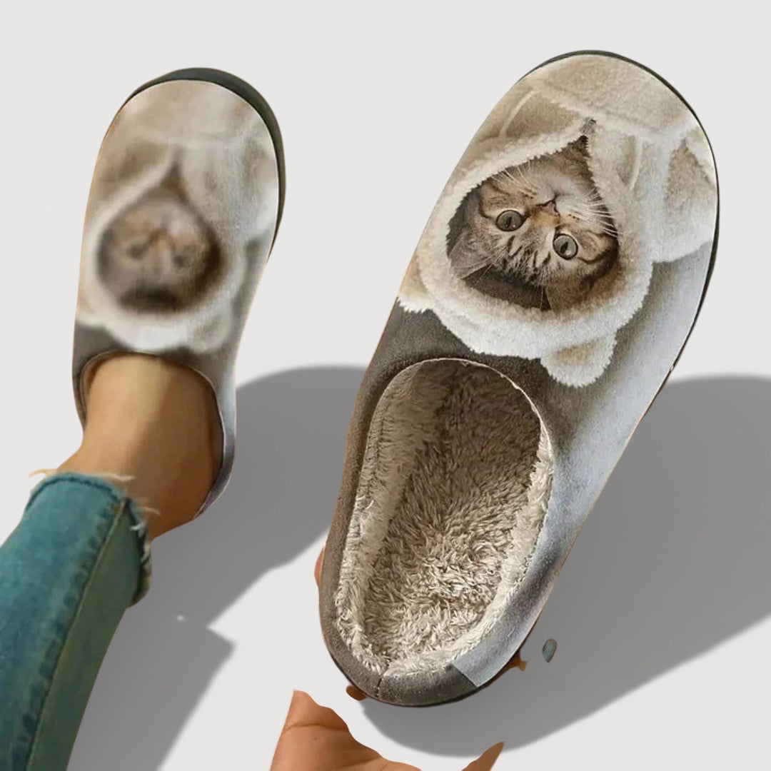 COLLETTE – COSY CAT SLIPPERS