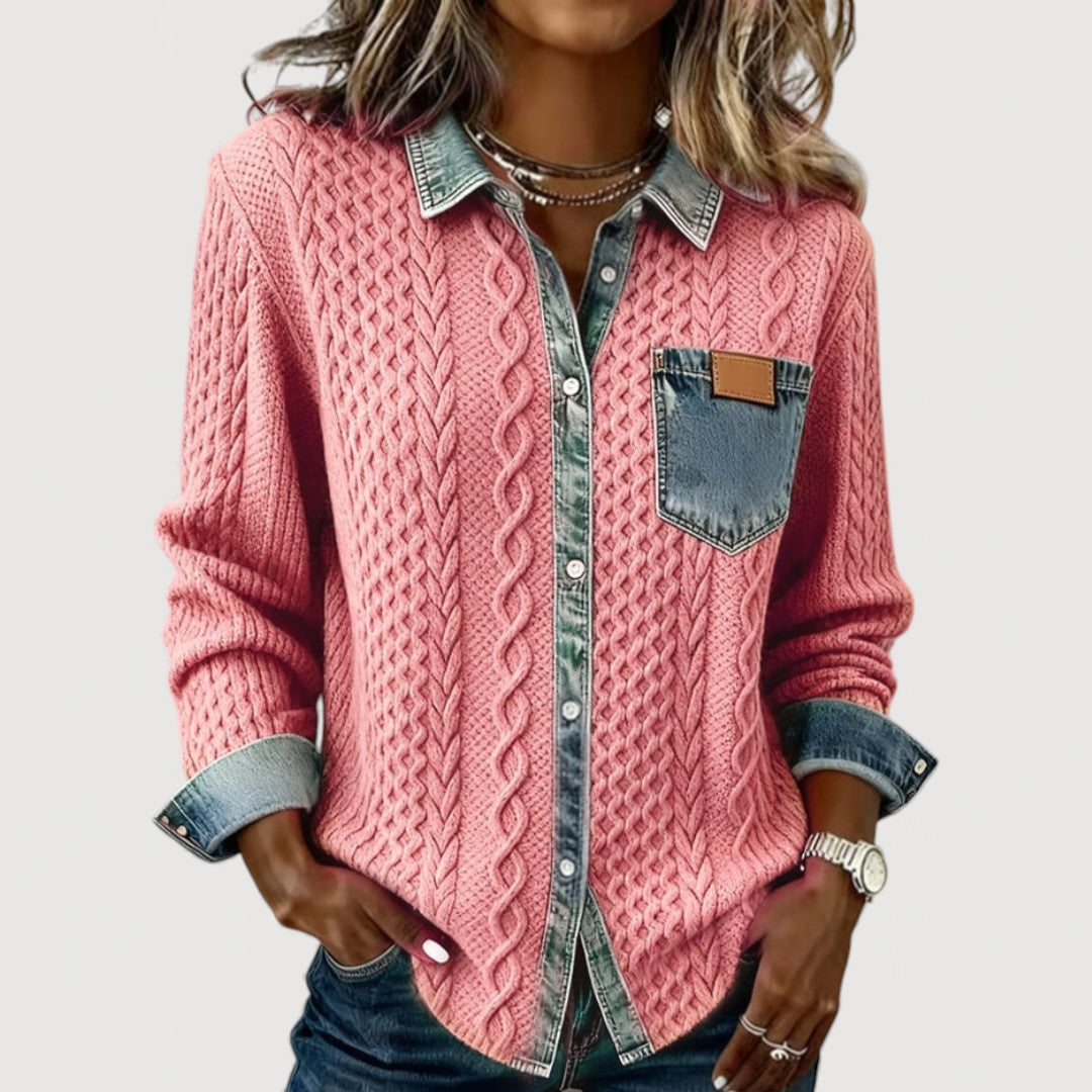 KALIA – DENIM PRINT SHIRT