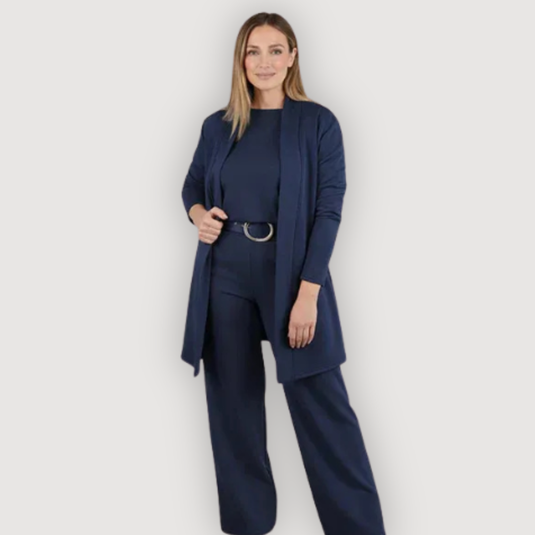 HELENA – CHIC THREE-PIECE STRETCH SET