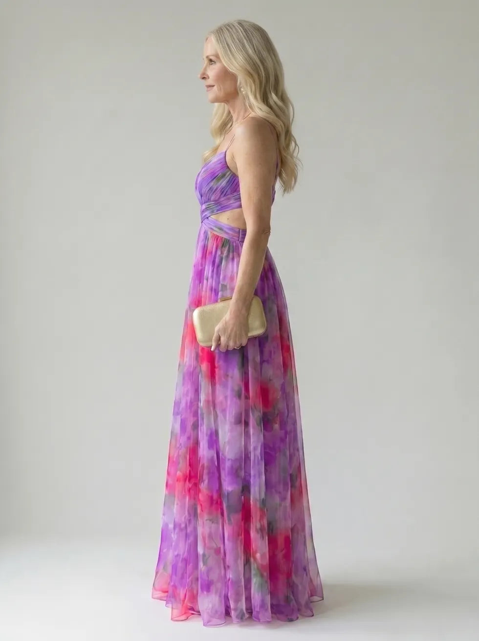Isa Soft Wrap Maxi Dress