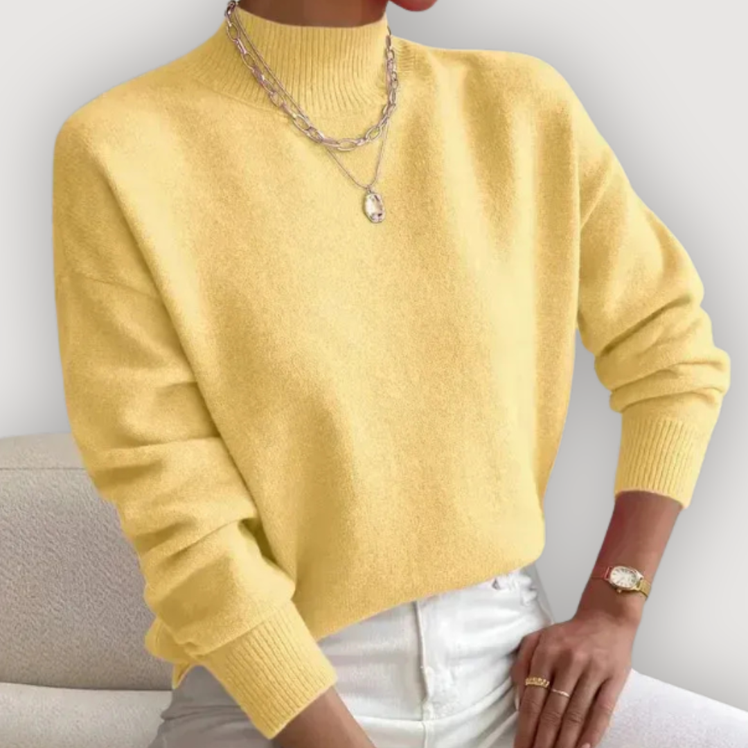 ELARA – CLASSIC MOCK NECK JUMPER