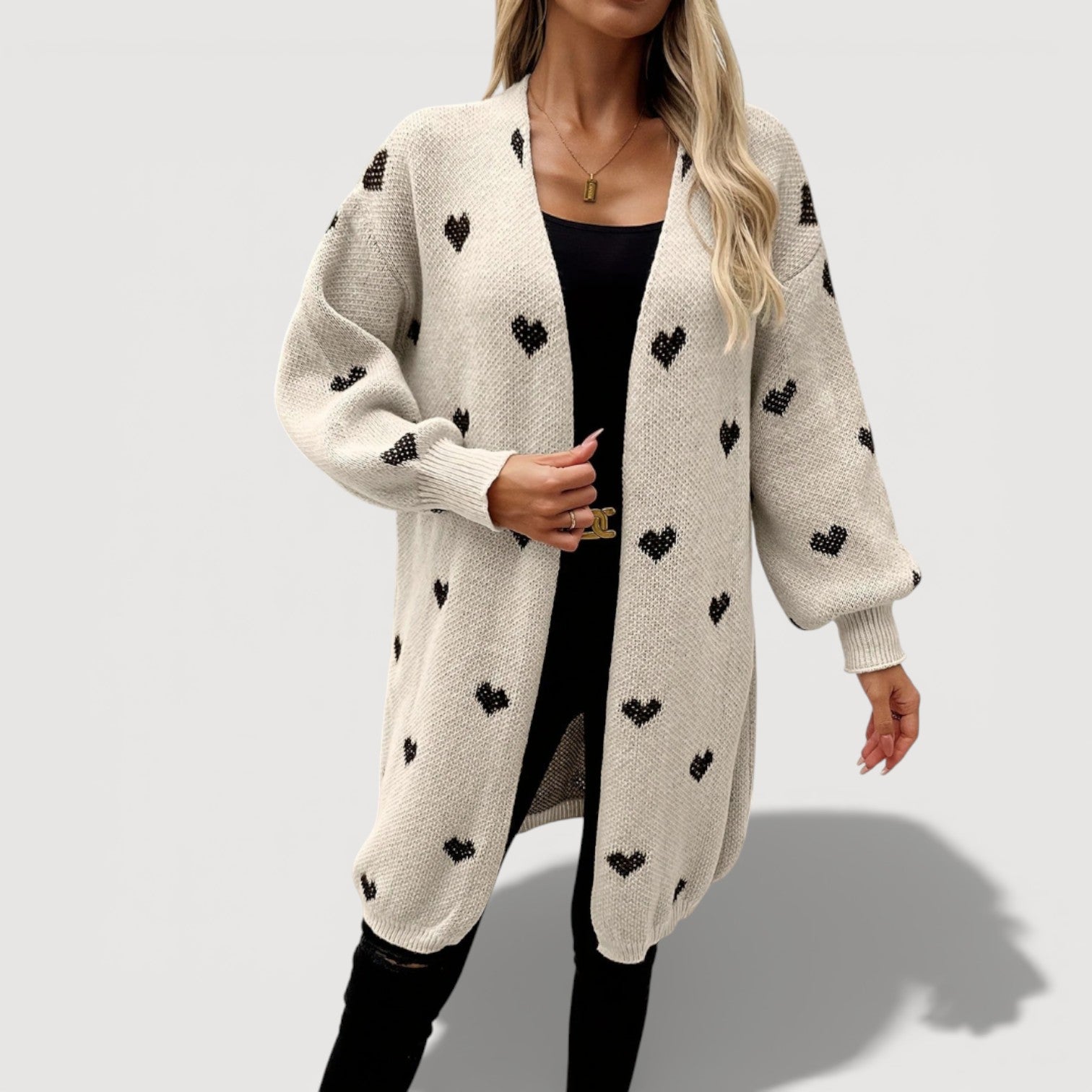 NERI – HEART CARDIGAN