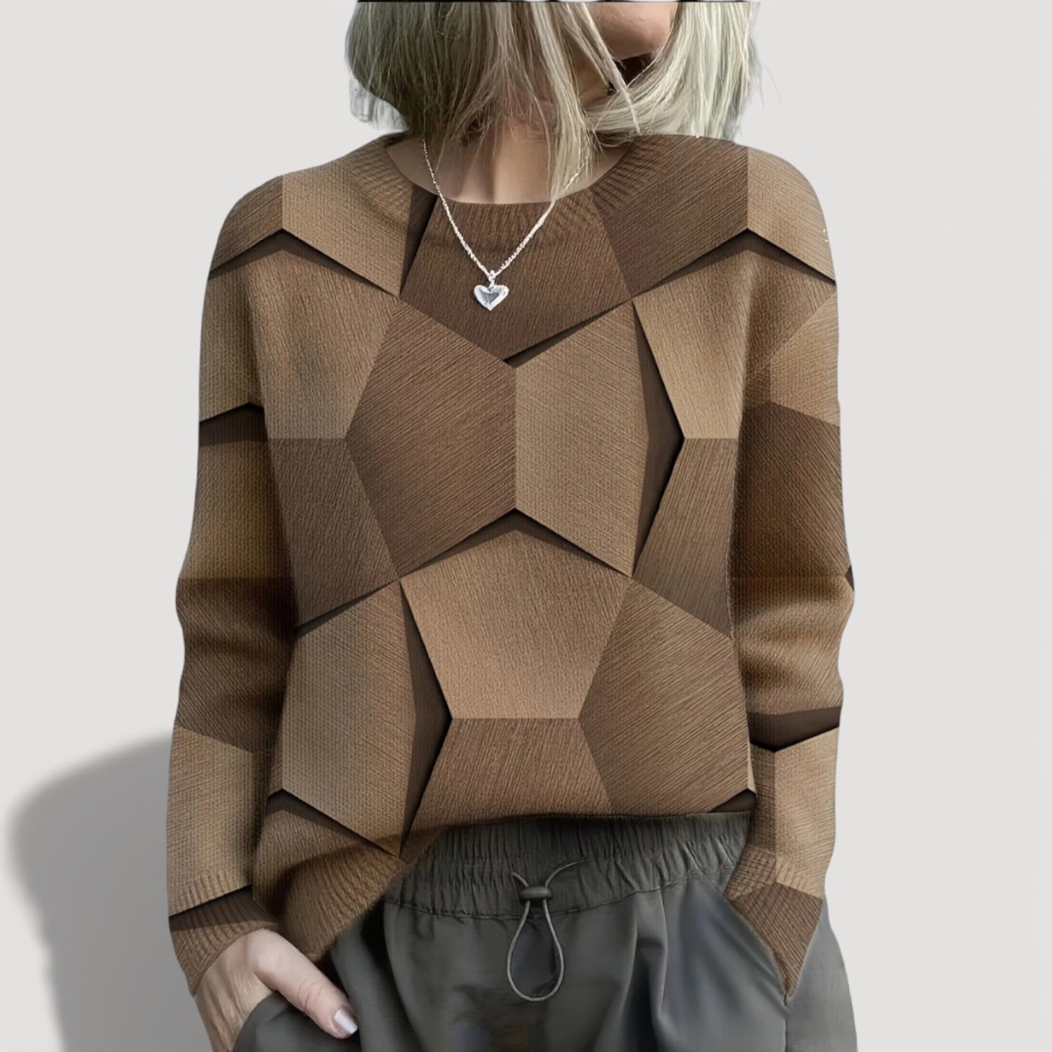 JOYCE – GEOMETRIC JUMPER
