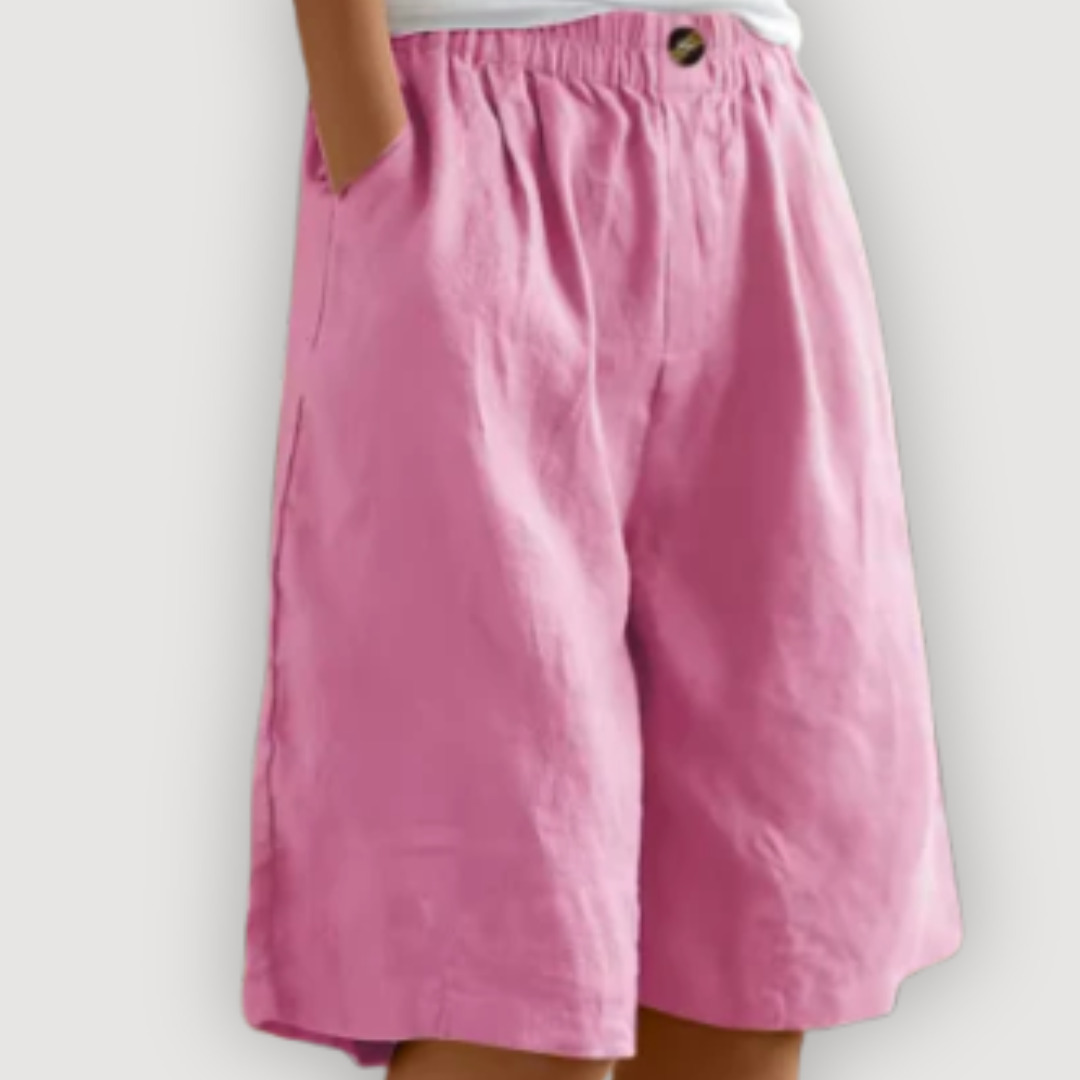 TESSA – RELAXED LINEN SHORTS