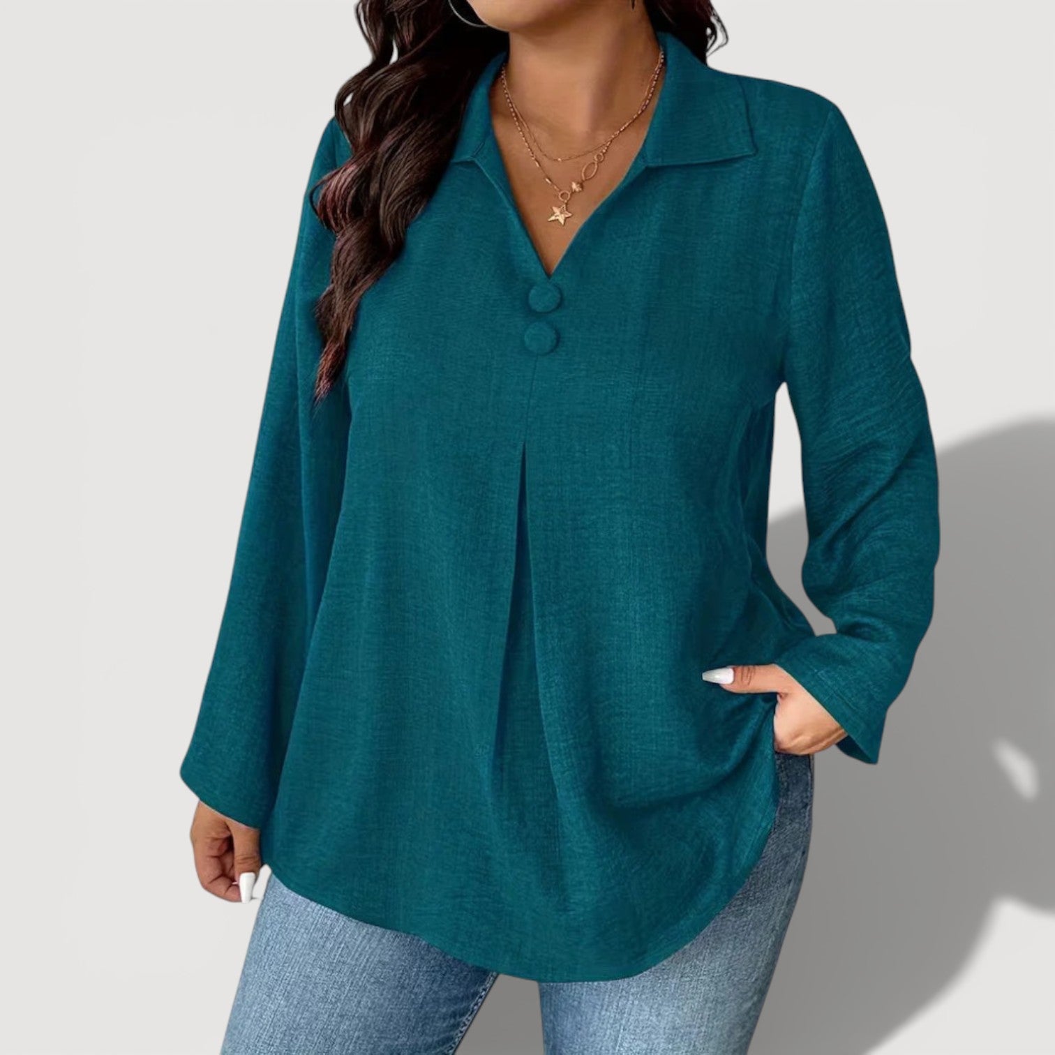 NANCY – CLASSIC BUTTON SHIRT