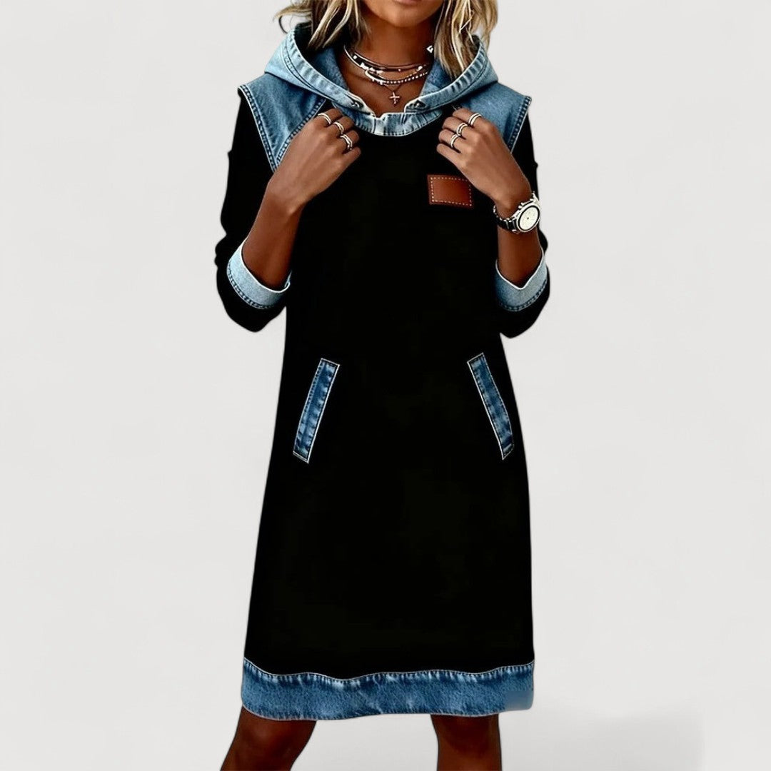 VERENA – CASUAL HOODIE DRESS