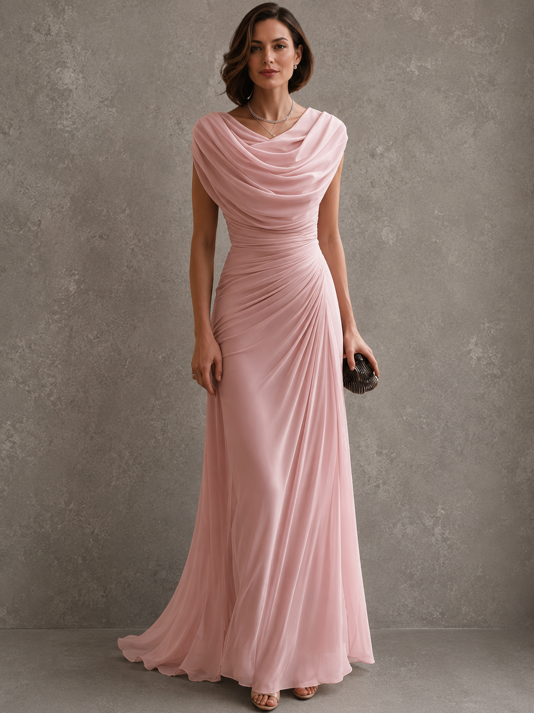 Jenna | Draped Maxi Dress