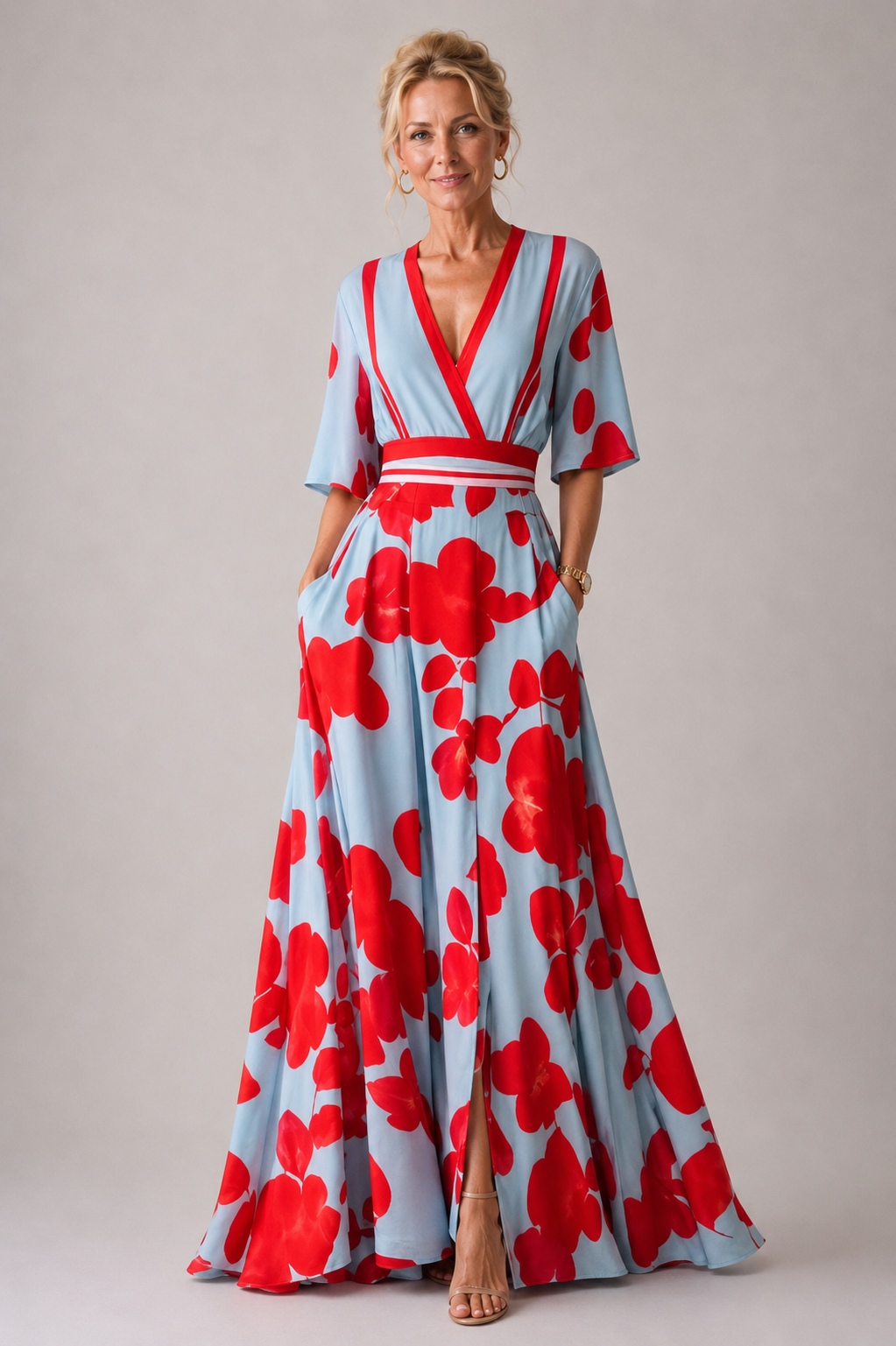 Yael | Chic Floral Print Dress