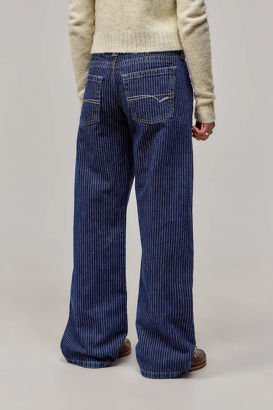 Zena | Pinstripe Jeans