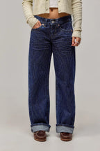 Zena | Pinstripe Jeans