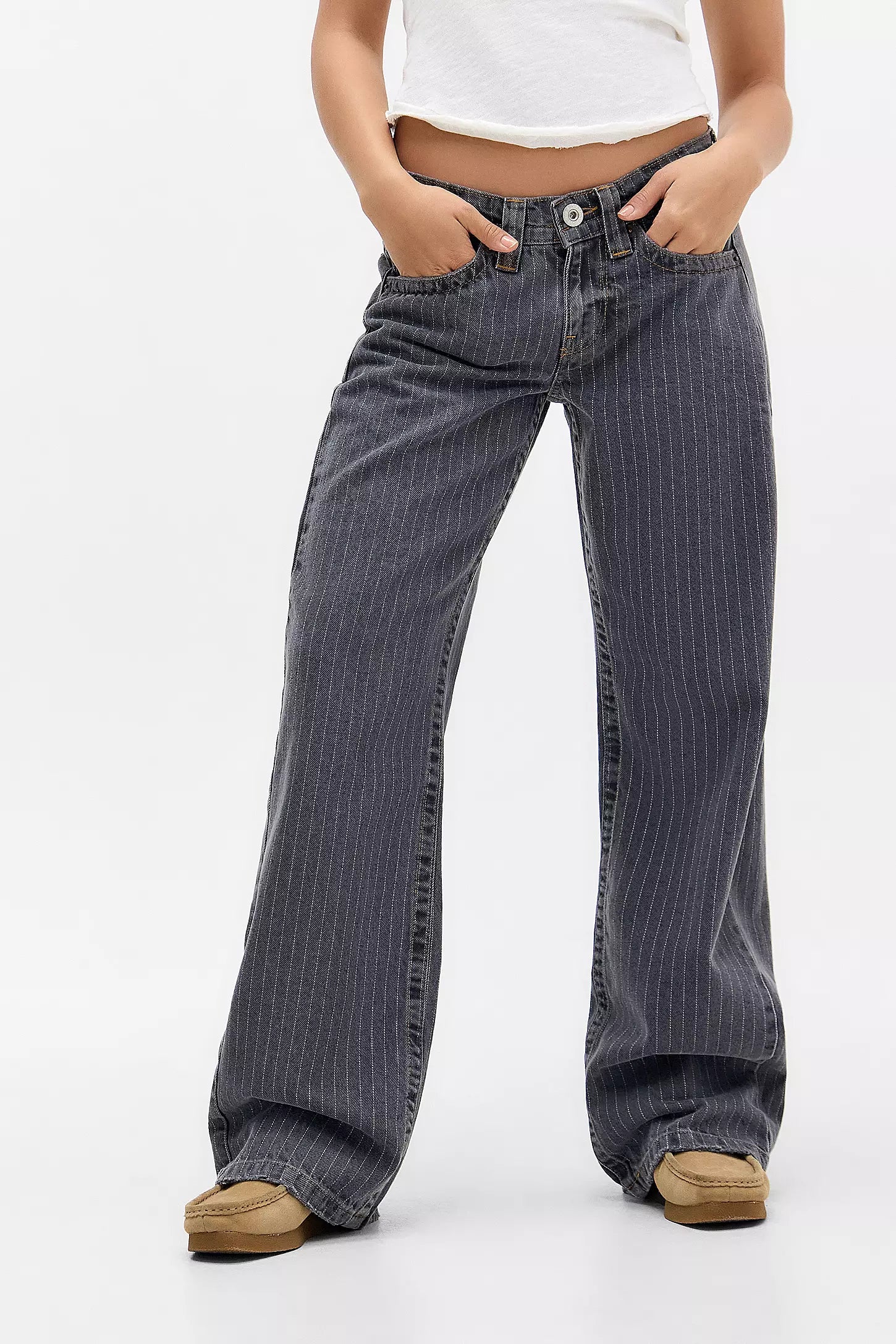 Zena | Pinstripe Jeans