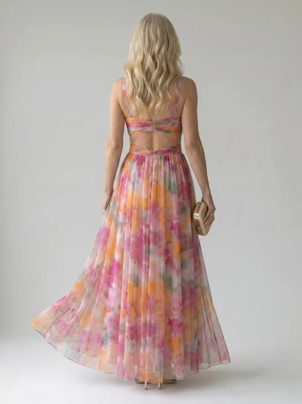 Isa Soft Wrap Maxi Dress