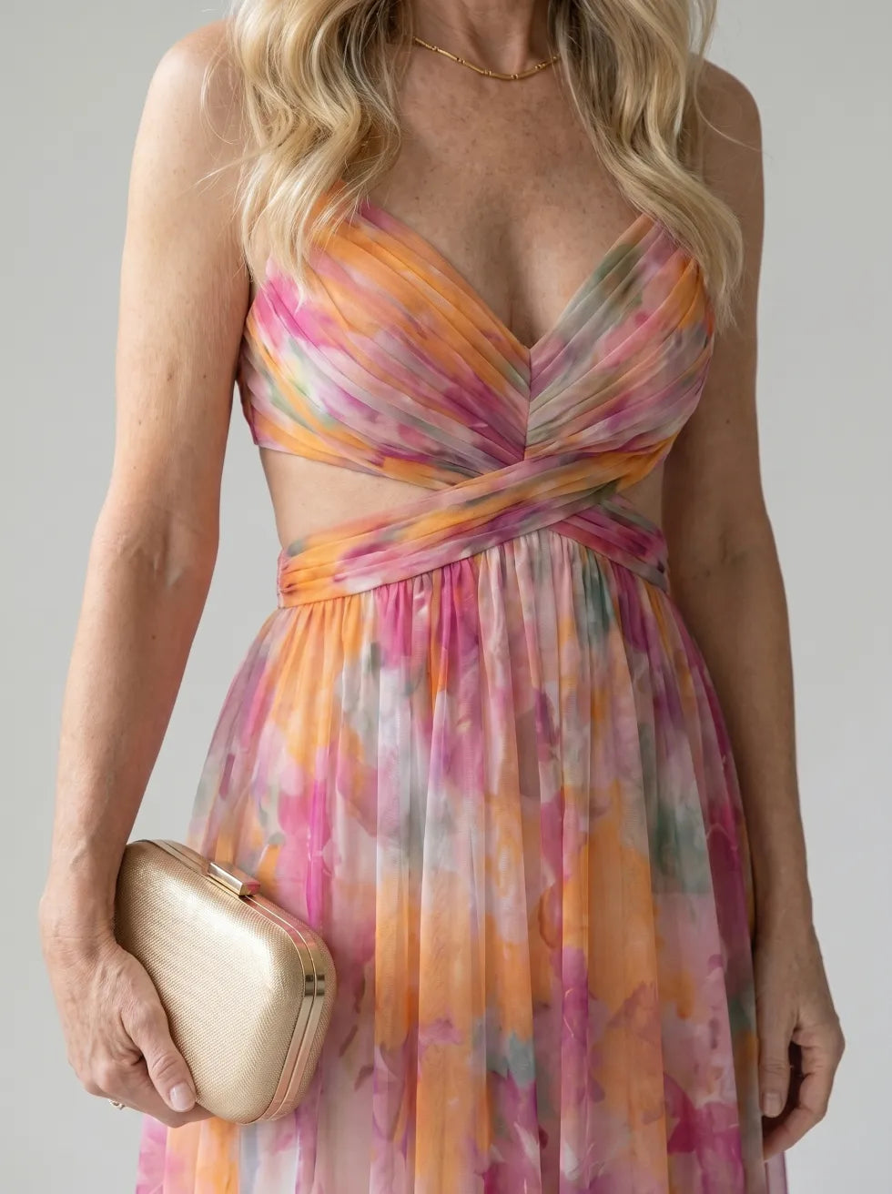 Isa Soft Wrap Maxi Dress