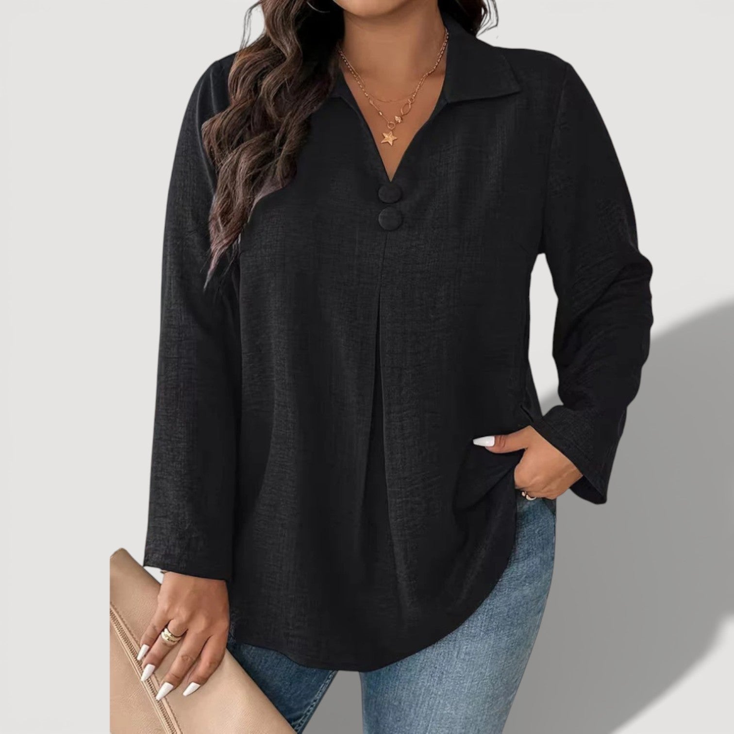 NANCY – CLASSIC BUTTON SHIRT