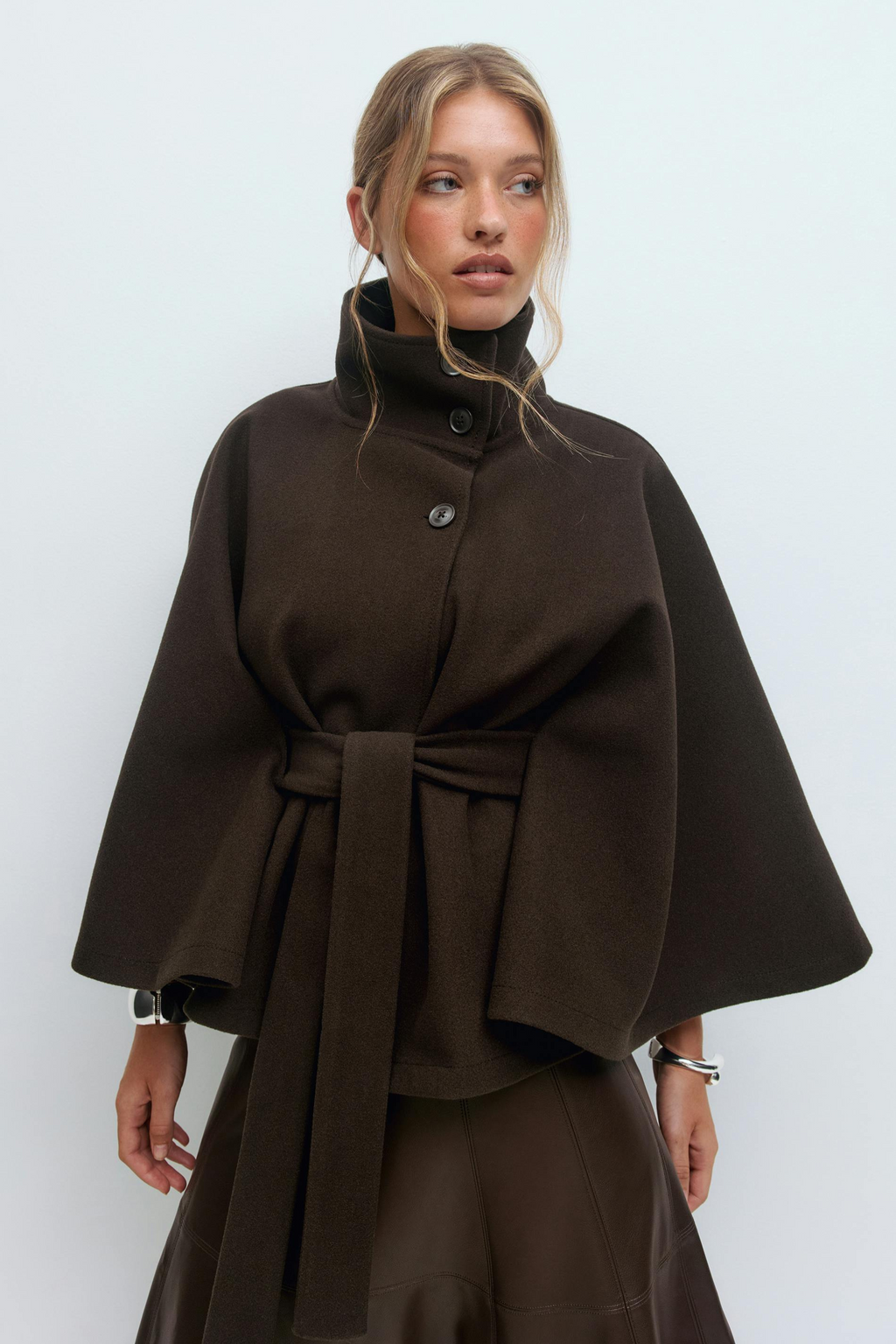 Ombrelle | Belted Cape Jacket