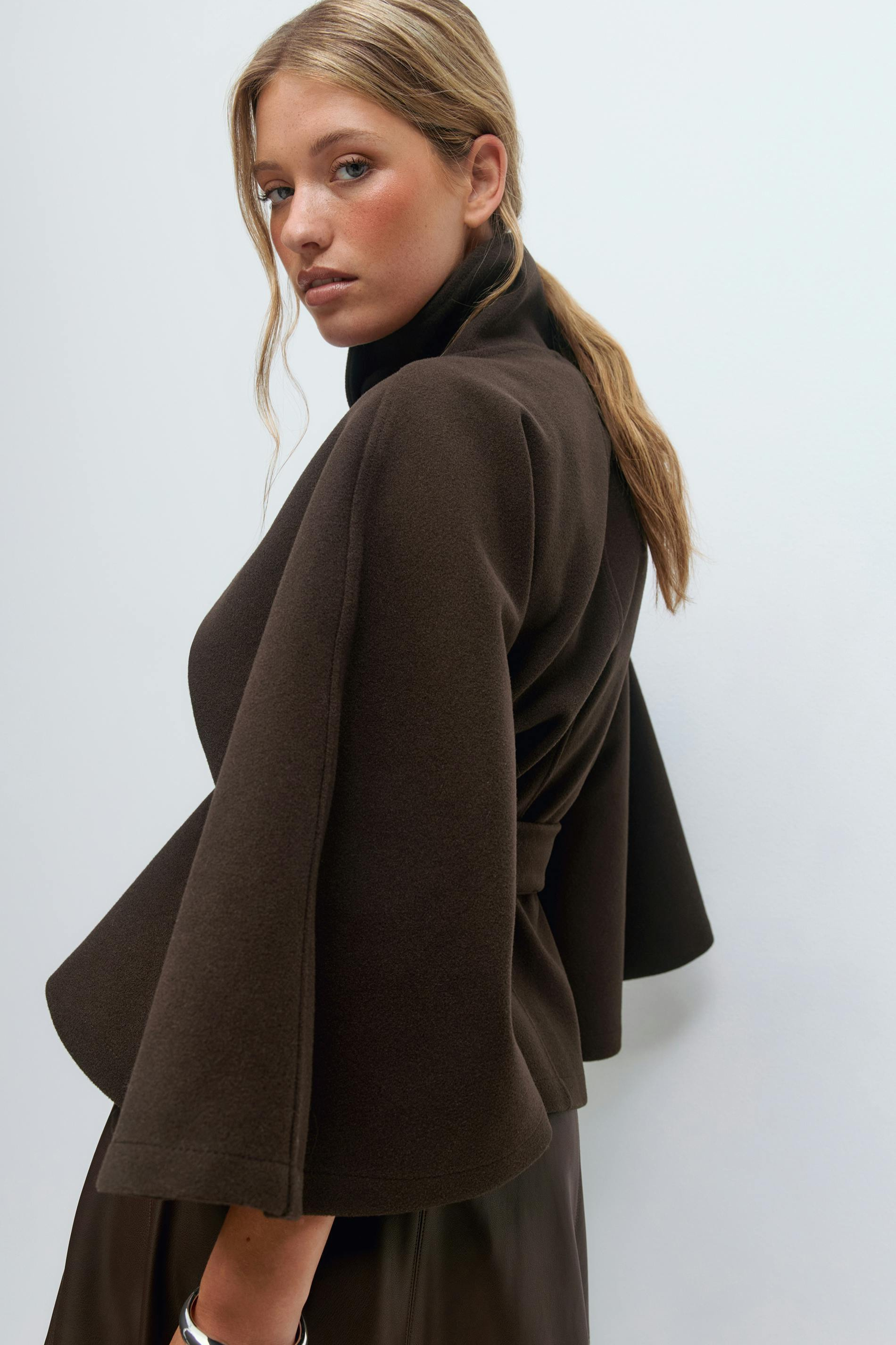 Ombrelle | Belted Cape Jacket