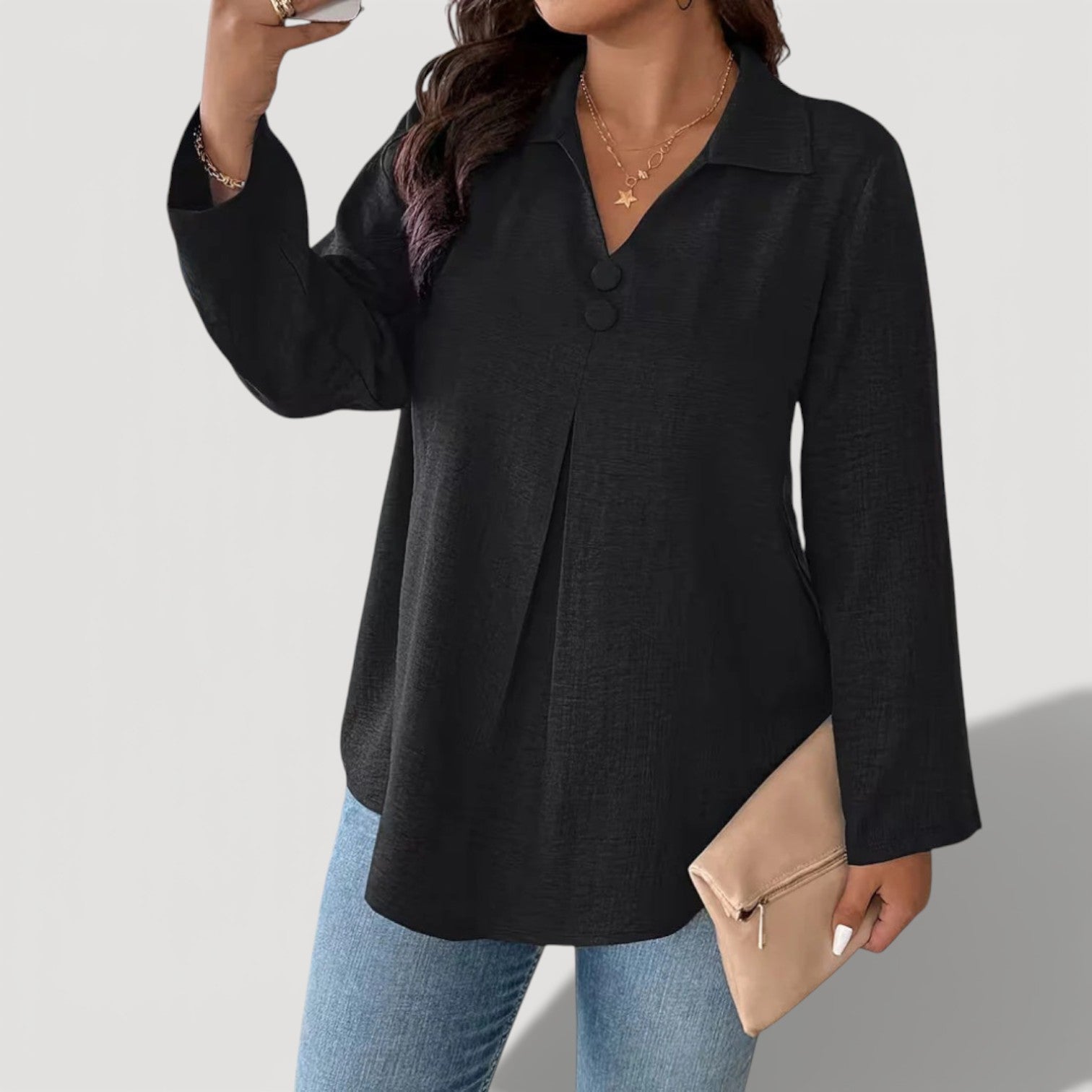 NANCY – CLASSIC BUTTON SHIRT