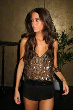 Isla Sequin Top
