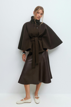 Ombrelle | Belted Cape Jacket