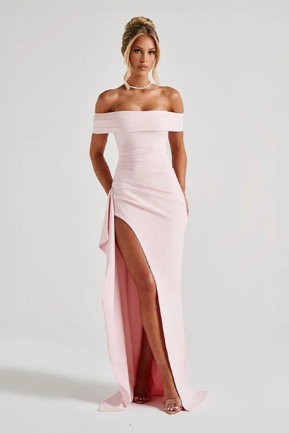Alexander Saint Sculptée deLuxe Maxi Dress