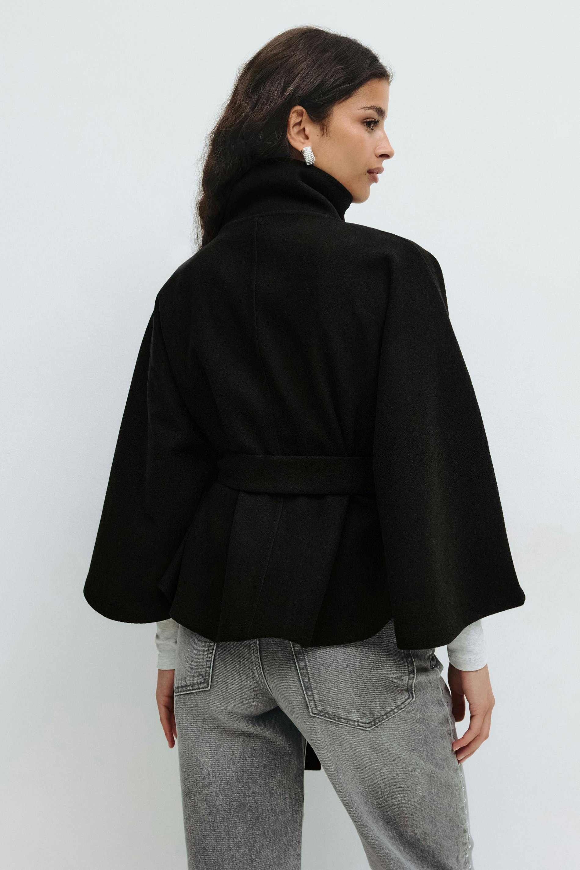 Ombrelle | Belted Cape Jacket
