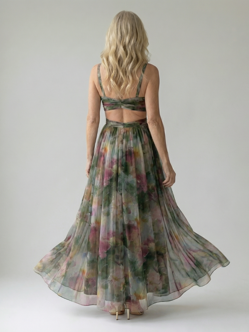 Isa Soft Wrap Maxi Dress