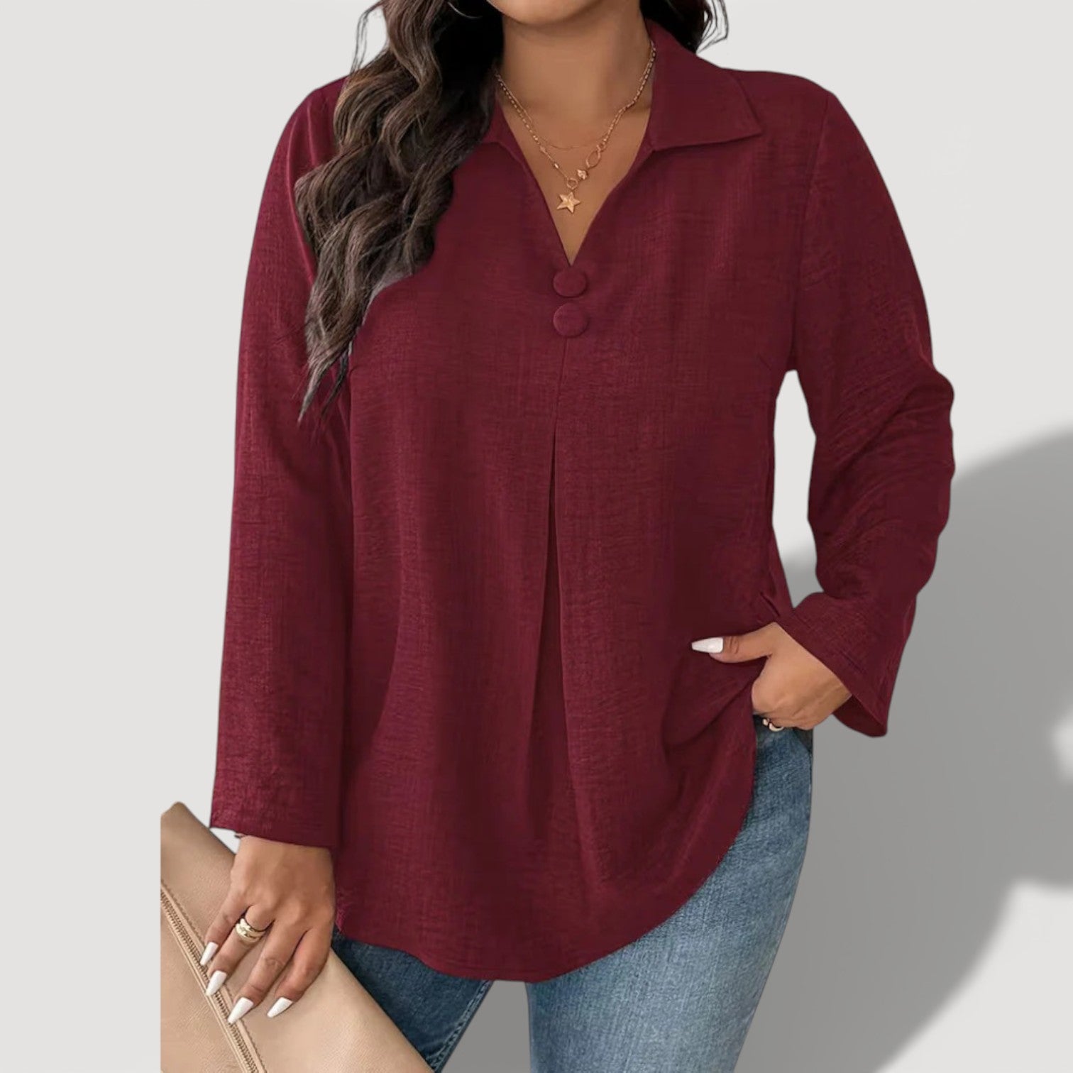 NANCY – CLASSIC BUTTON SHIRT