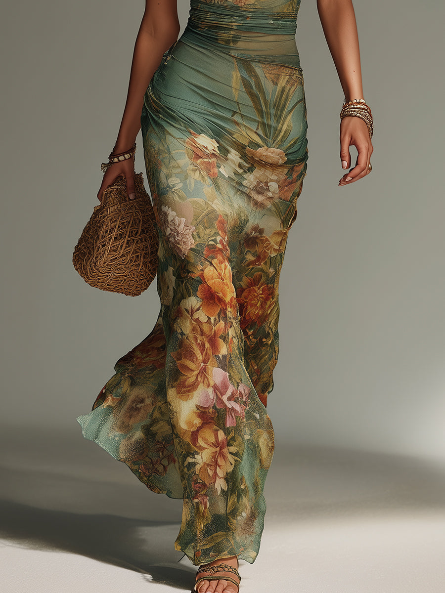 Shea | Floral Maxi Dress