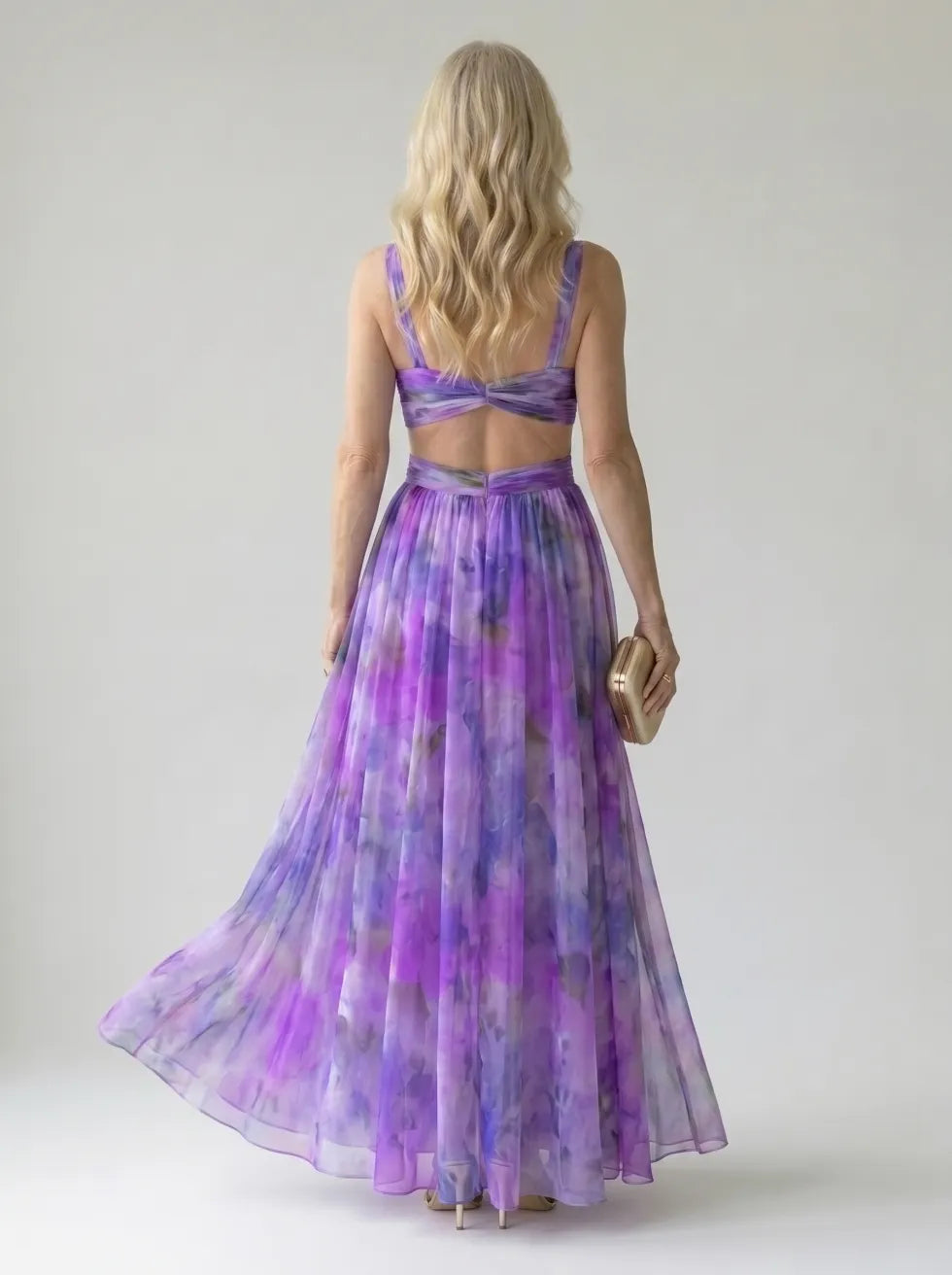 Isa Soft Wrap Maxi Dress