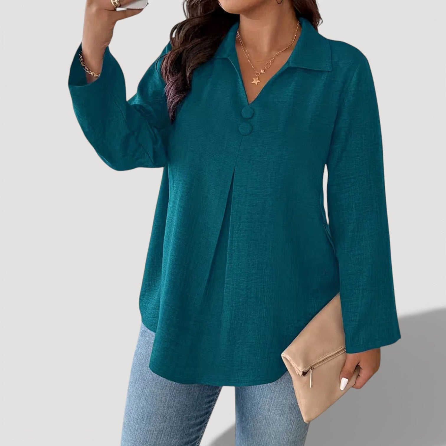 NANCY – CLASSIC BUTTON SHIRT