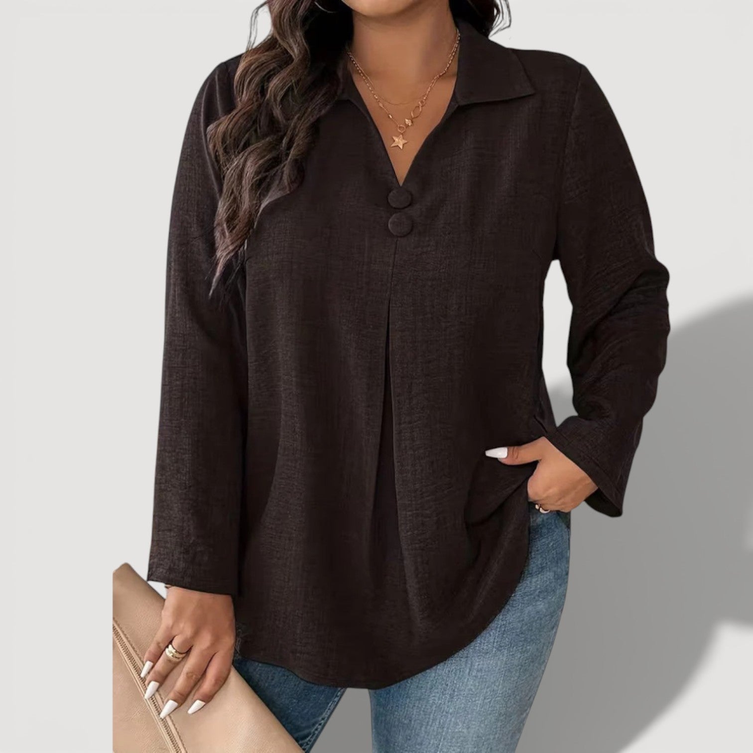 NANCY – CLASSIC BUTTON SHIRT