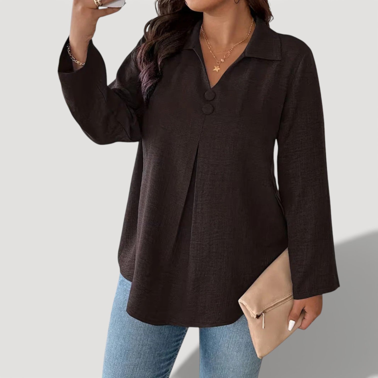 NANCY – CLASSIC BUTTON SHIRT