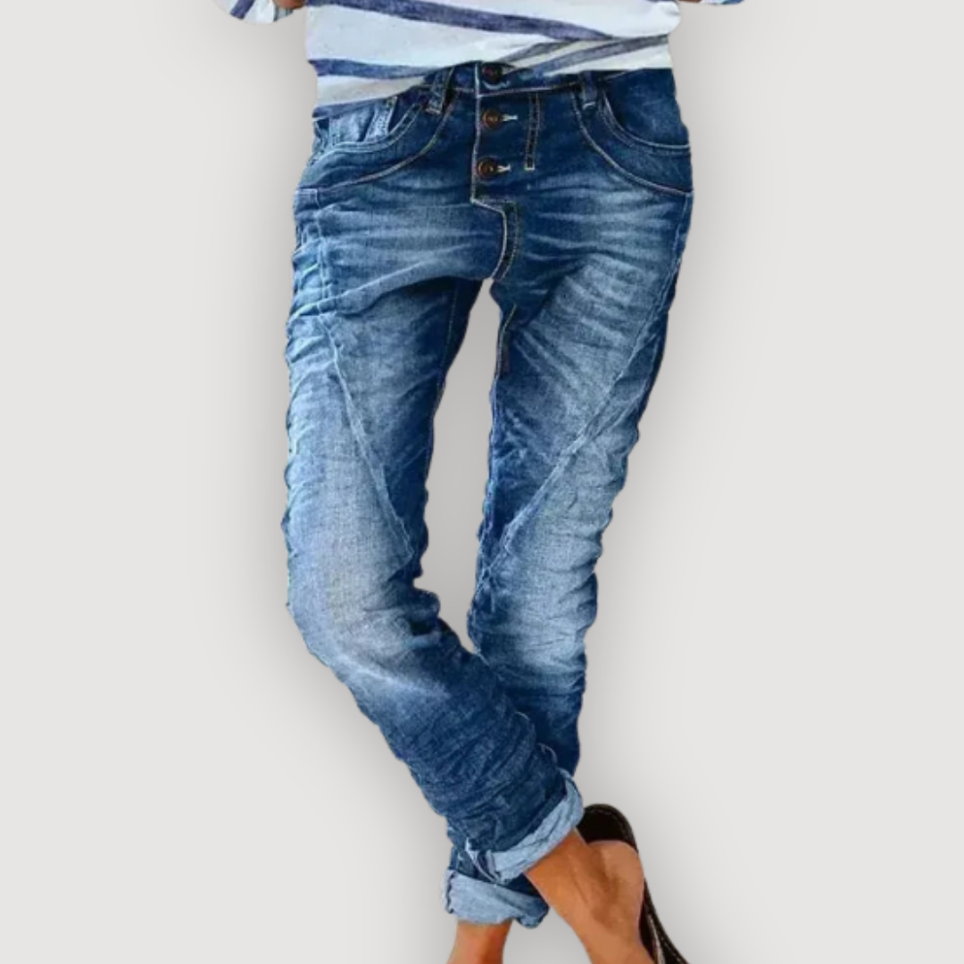 KYRA – BUTTON FRONT JEANS