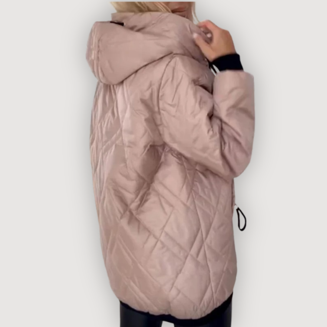 MAURA – QUILTED HOODED JACKET