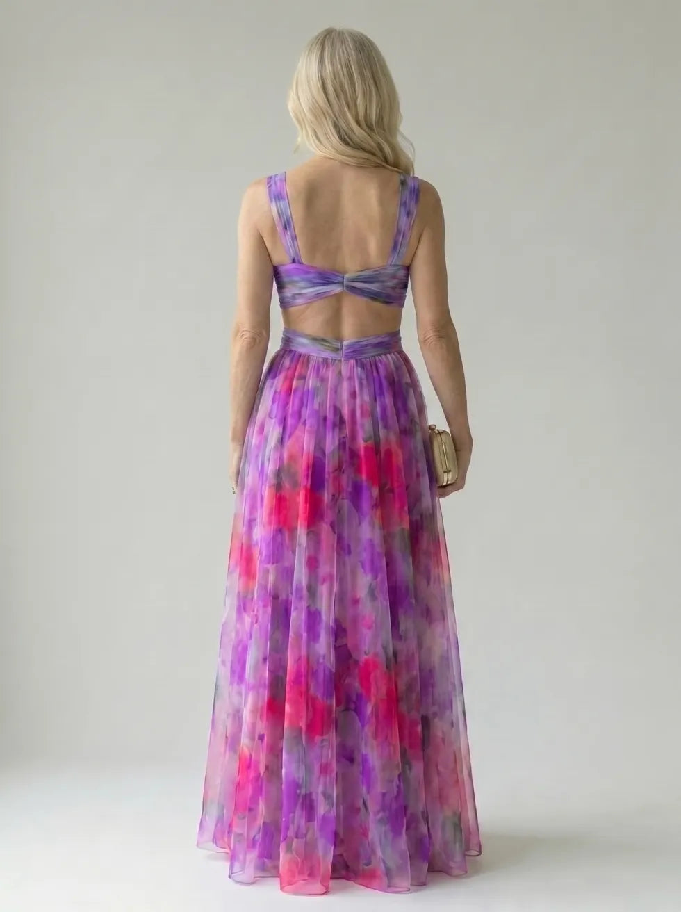 Isa Soft Wrap Maxi Dress