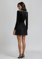 Valerie velvet Mini dress