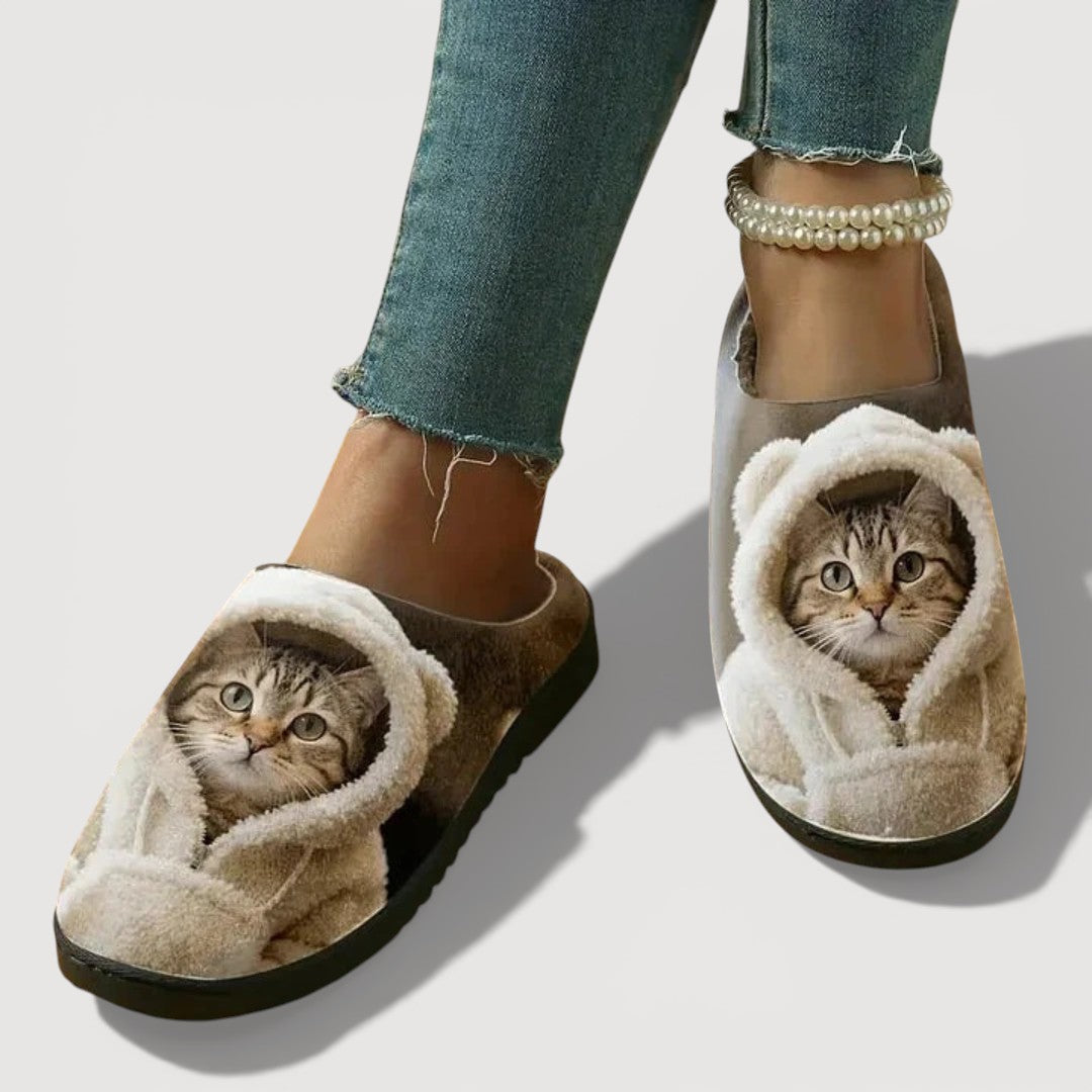 COLLETTE  – COSY CAT SLIPPERS