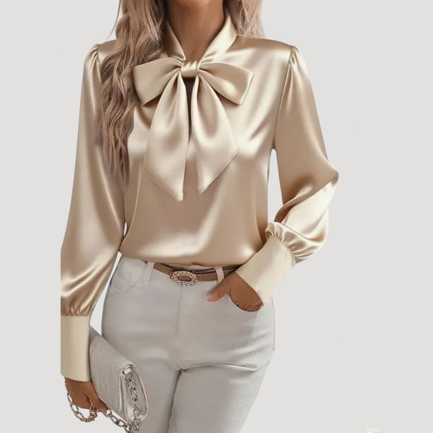 JENELLE – BOW BLOUSE