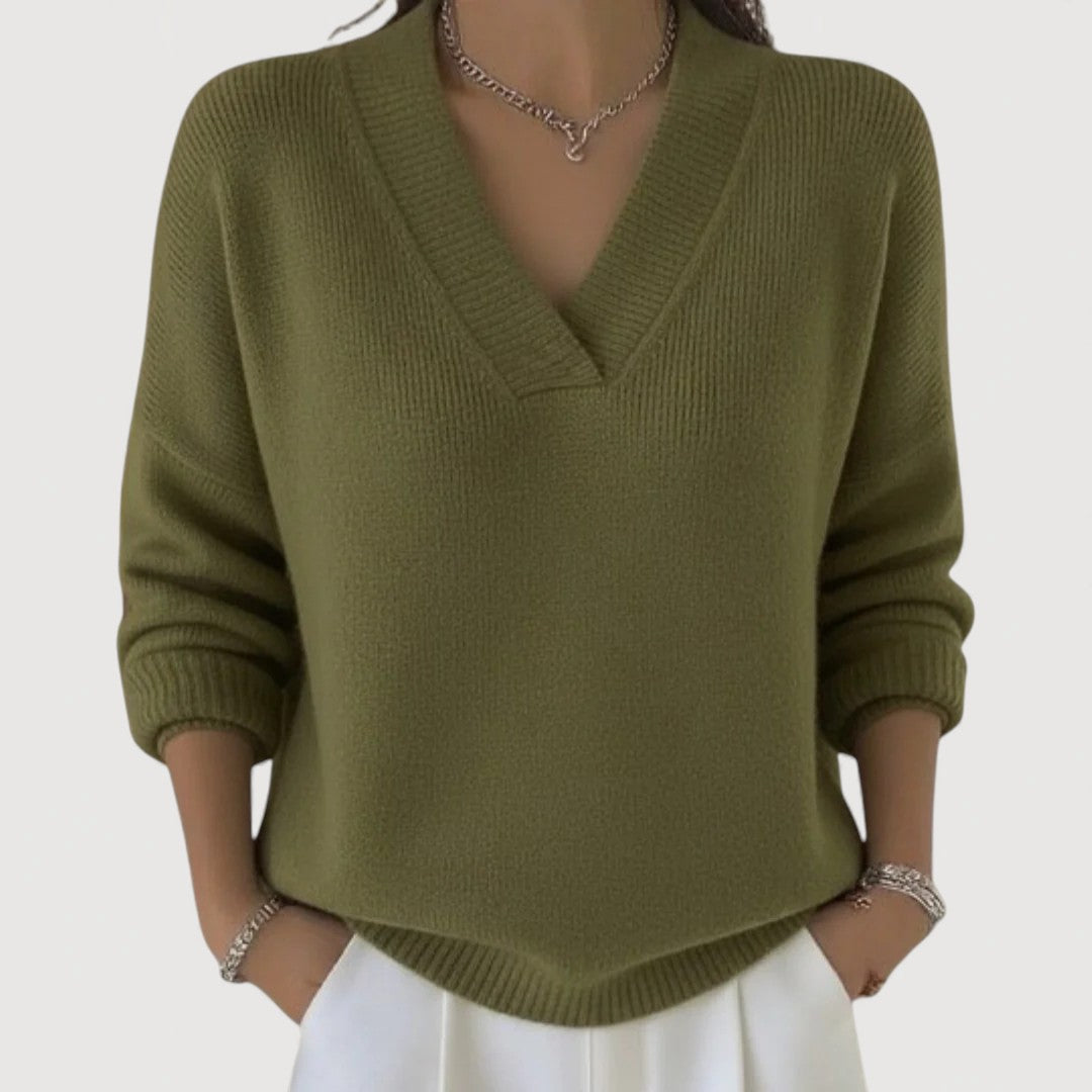 MERLIE – RELAXED V-NECK