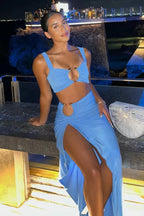 Violetta - Cut-Out Maxi Skirt Set