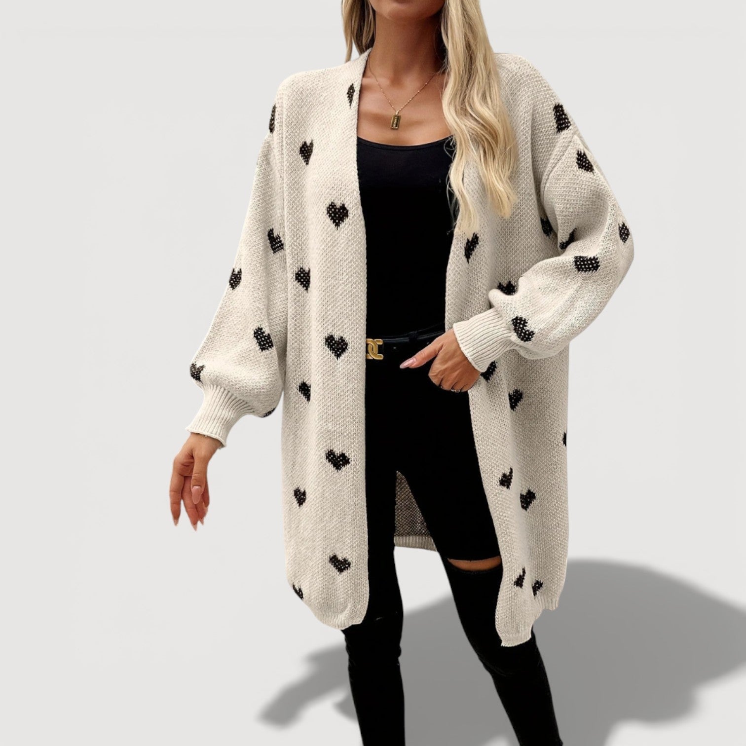 NERI – HEART CARDIGAN