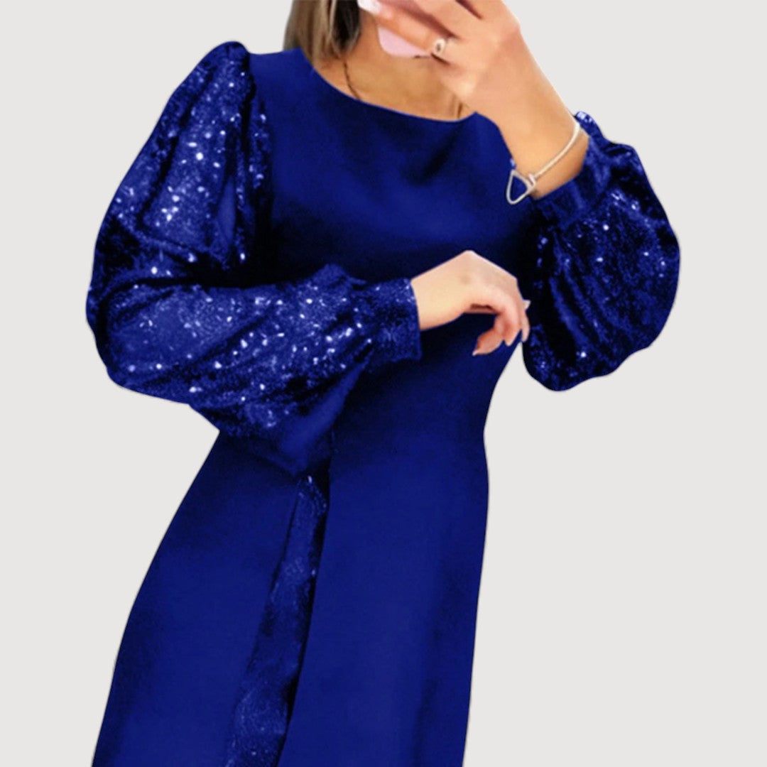 JESSICA – SEQUIN SLEEVE DRESS