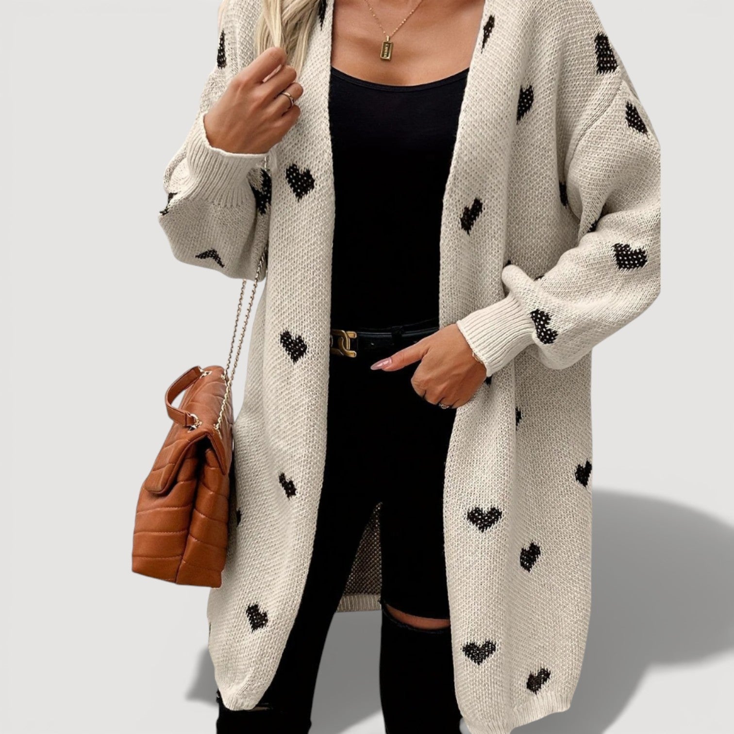NERI – HEART CARDIGAN