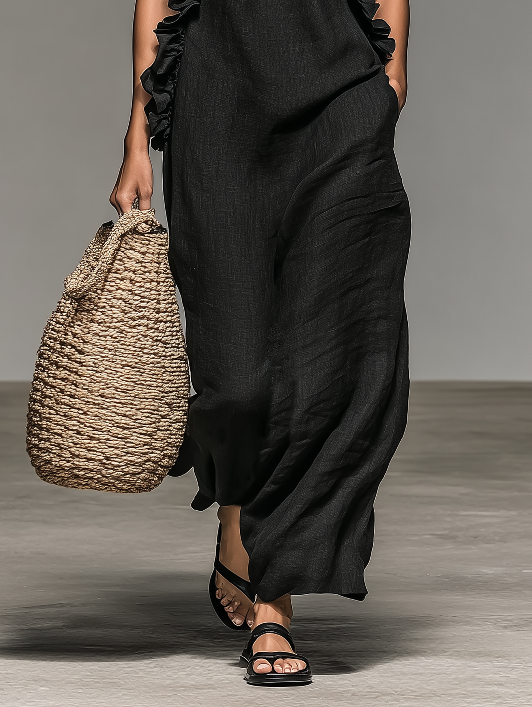 Gwyneth | Ruffled Maxi Dress