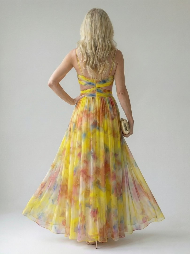 Isa Soft Wrap Maxi Dress