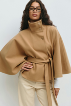 Ombrelle | Belted Cape Jacket