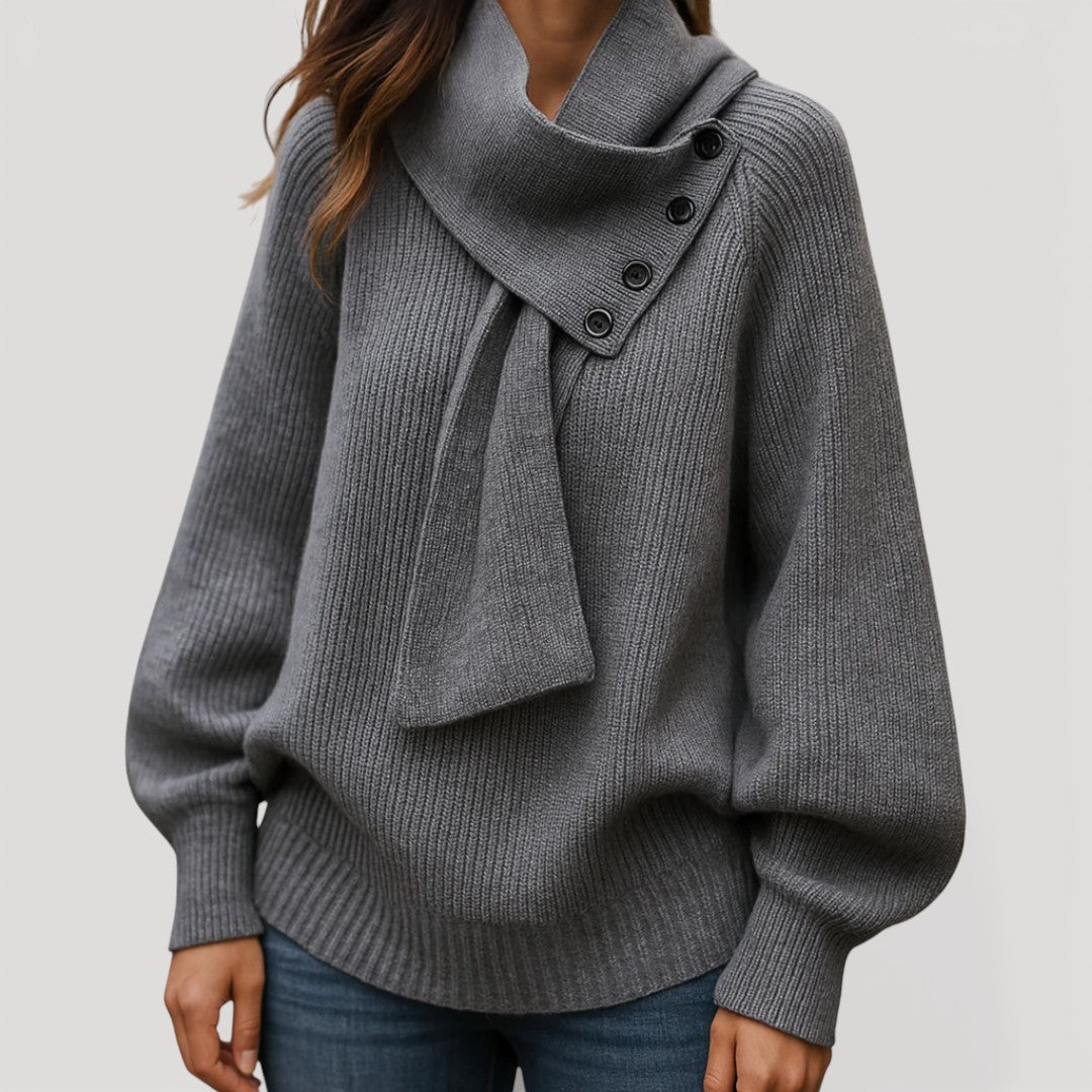 GINA – SHAWL COLLAR JUMPER